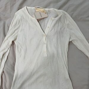 Doen Paola Tee in Salt size L NWT
